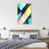 Chromatic Dynamics キャンバスプリント (インサイチュ (寝室))