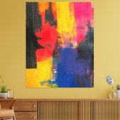 Chromatic Faultline キャンバスプリント (インサイチュ (リビング))