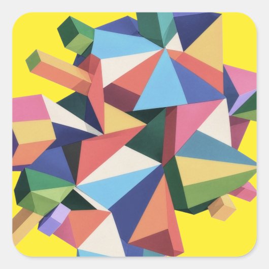 Chromatic Fragment Field スクエアシール (正面)