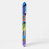 Chromatic Fragment Field iPhoneケース (右側面)