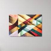 Chromatic Geometric Mosaic キャンバスプリント (正面)