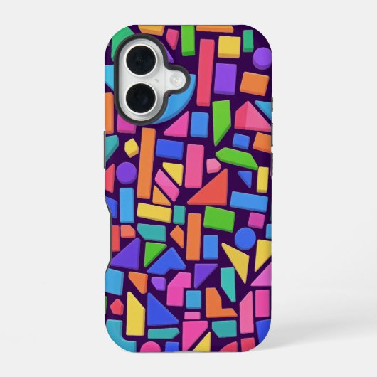 Chromatic Geometry iPhone 16ケース (裏面)