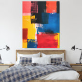 Chromatic Intersections キャンバスプリント (インサイチュ (寝室))