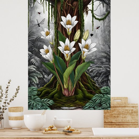 Chromatic Lily Symphony ポスター (キッチン)