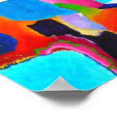 Chromatic Matrixミニ抽象芸術アート ポスター (角)