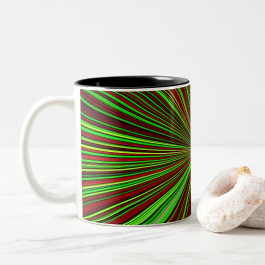 Chromatic Radialburst Mug ツートーンマグカップ (ドーナツ)