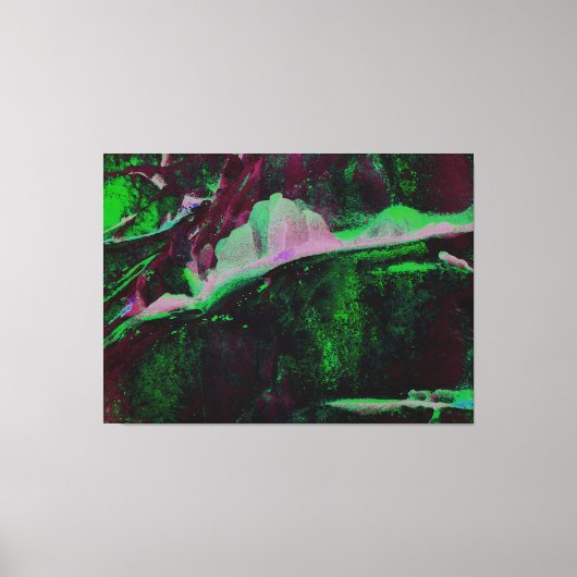 Chromatic Ridge Abstraction キャンバスプリント (正面)