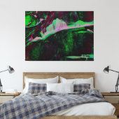 Chromatic Ridge Abstraction キャンバスプリント (インサイチュ (寝室))