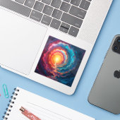 Chromatic Singularity - Square Vinyl シール (ノートパソコンとiPhone)