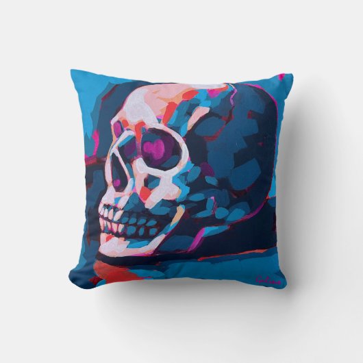 Chromatic Skull Painting クッション (正面)