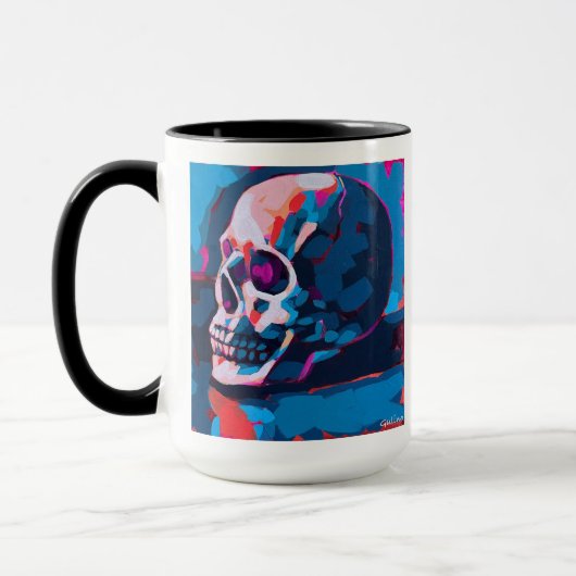 Chromatic Skull Painting マグカップ (左)