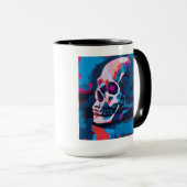 Chromatic Skull Painting マグカップ (正面右)