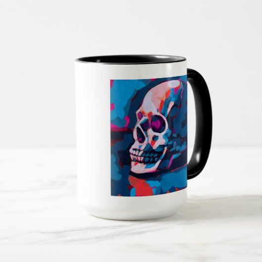 Chromatic Skull Painting マグカップ (正面右)