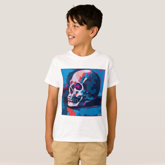 Chromatic Skull Painting Tシャツ (正面フル)