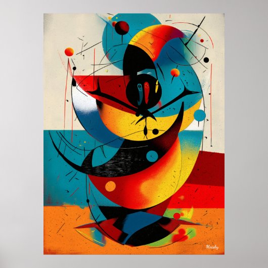 Chromatic Spiral – Mid-Century Abstract Motion  ポスター (正面)