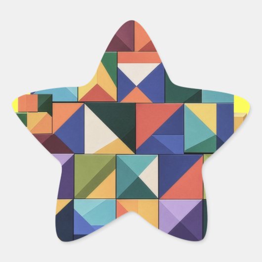 Chromatic Structure 星シール (正面)