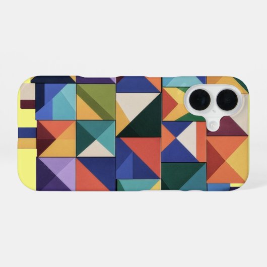 Chromatic Structure iPhone 16ケース (裏面横)