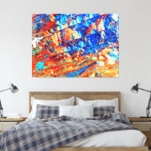 Chromatic Terrain Abstraction キャンバスプリント (インサイチュ (寝室))