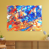 Chromatic Terrain Abstraction キャンバスプリント (インサイチュ (リビング))