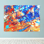 Chromatic Terrain Abstraction キャンバスプリント (インサイチュ (ウッドフロア))