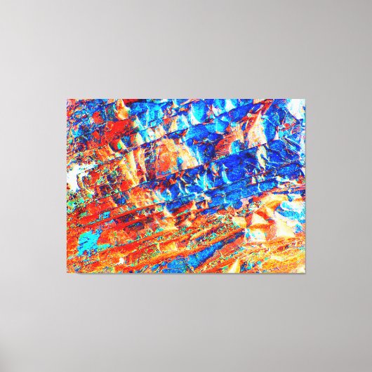 Chromatic Terrain Abstraction キャンバスプリント (正面)