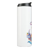 "Chromatic Vortex" abstract colors design タンブラー (回転左)