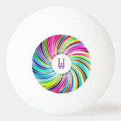 Chromatic Vortex Ping Pong Ball 卓球ボール (正面)