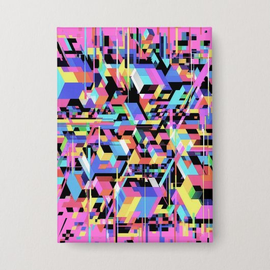 Chromatics Cube05 缶バッジ (正面)