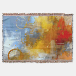 Chromatische Skyline: Puls der urbanen Abstraktion スローブランケット