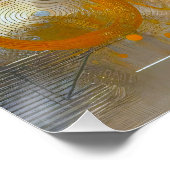 Chromatische Skyline: Puls der urbanen Abstraktion ポスター (コーナー)