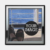 Chromeスタイルフレームで独自のフレームを作成 マグネット (正面)