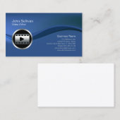 Chromeビデオクリップアイコンビデオエディタ名刺 名刺 (正面/裏面)