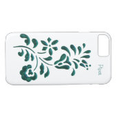 ChromeルックフローラiPhone 7ケース Case-Mate iPhoneケース (裏面(横))