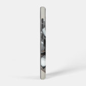  Chrome Geometric Cubes Samsung Case Galaxyケース (右側面)