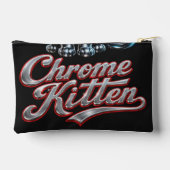 Chrome Kitten ジップポーチ/ペンケース アクセサリーポーチ (裏面)
