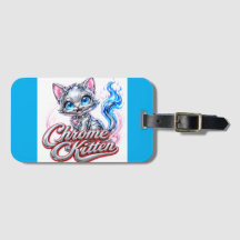 Chrome Kitten トラベルタグ キャンプなどに