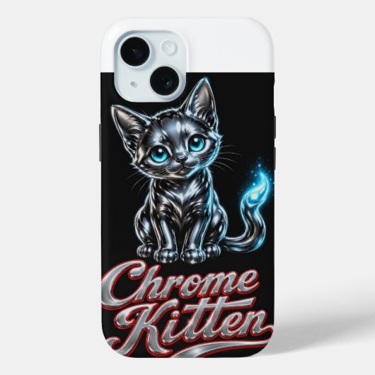 Chrome Kitten "Kapow" iPhone15ケース Case-Mate iPhoneケース (裏面)