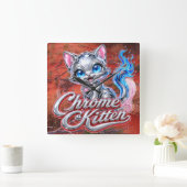 Chrome Kitten Outback Purrer 時計 (ホーム)