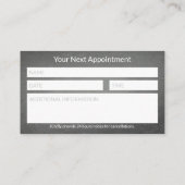 Chrome Professional Caduceus Medical /w Notes Box 予約カード (裏面)