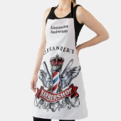 Chrome Winged Barber Pole Apron エプロン (インサイチュ)