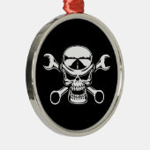 Chromeboyの交差レンチ メタルオーナメント (右)