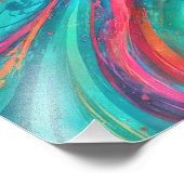 “Chromisca” - 流動する魔女の肖像画 フォトプリント (角)