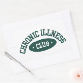 Chronic Illness Club Sticker, Disability Awareness 長方形シール (封筒)