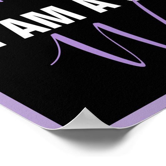 Chronic Pain Warrior (fully customizable) ポスター (角)