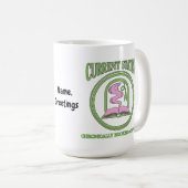 Chronically Booked & Offline Analog Reading Escape コーヒーマグカップ (正面右)