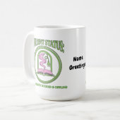 Chronically Booked & Offline Analog Reading Escape コーヒーマグカップ (正面左)