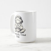 Chronically Tired Club Frog cups –  Coffee Frog コーヒーマグカップ (正面左)
