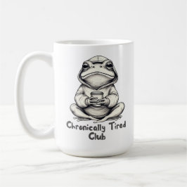 Chronically Tired Club Frog cups –  Coffee Frog コーヒーマグカップ
