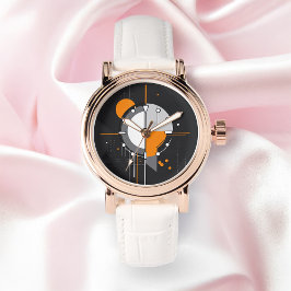 ChronoCore抽象芸術ミニマリスト技術ジオメトリ 腕時計