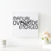 Chronological Sync Technical Clock スクエア壁時計 (ホーム)